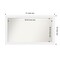 Corvino White Non-Beveled Custom Framed Bathroom Vanity Wall Mirror